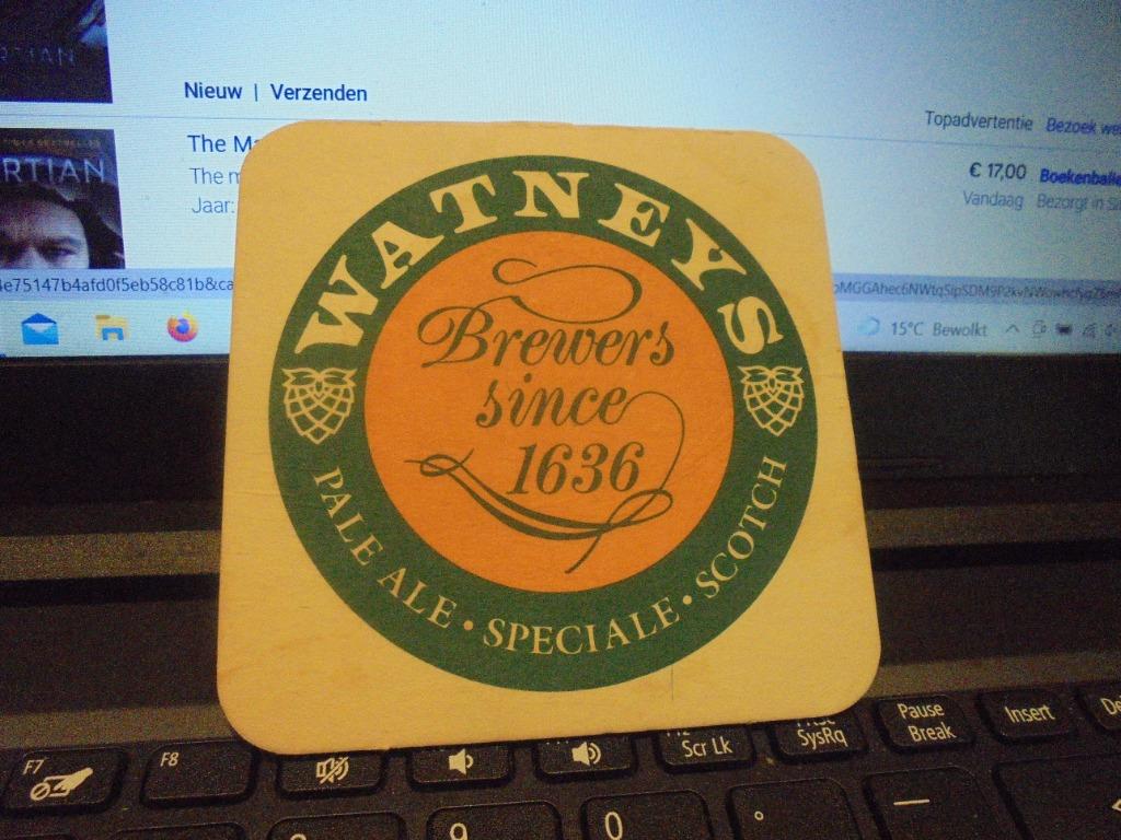 Watneys, Verzamelen, Ophalen of Verzenden, Zo goed als nieuw, Viltje(s)
