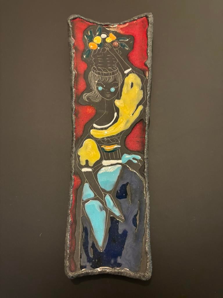 Wanddecoratie in keramiek, Enlèvement