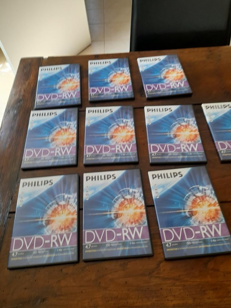 10 onbeschreven dvd's, Cd's en Dvd's, Ophalen of Verzenden, Nieuw in verpakking