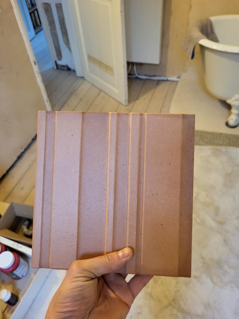 3 pakken keramische italiaanse muurtegels, terracotta., Ophalen