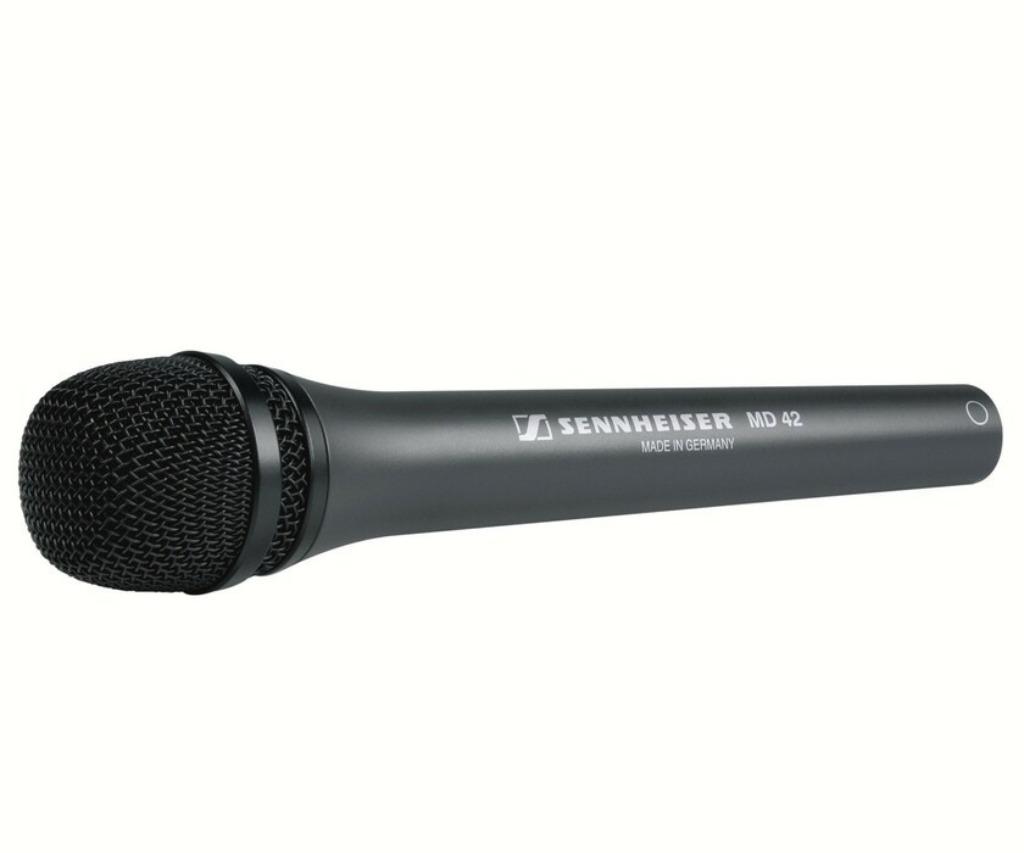 Microphone Sennheiser MD-42 Reporter, Enlèvement, Comme neuf, Audio