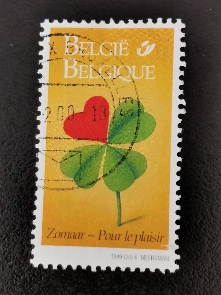 Belgique 1999 - Pour le plaisir (du carnet) - trèfle, Enlèvement ou Envoi, Affranchi