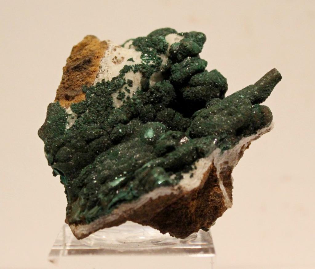MALACHITE avec QUARTZ "SUCRE" du Congo, Enlèvement ou Envoi, Minéral