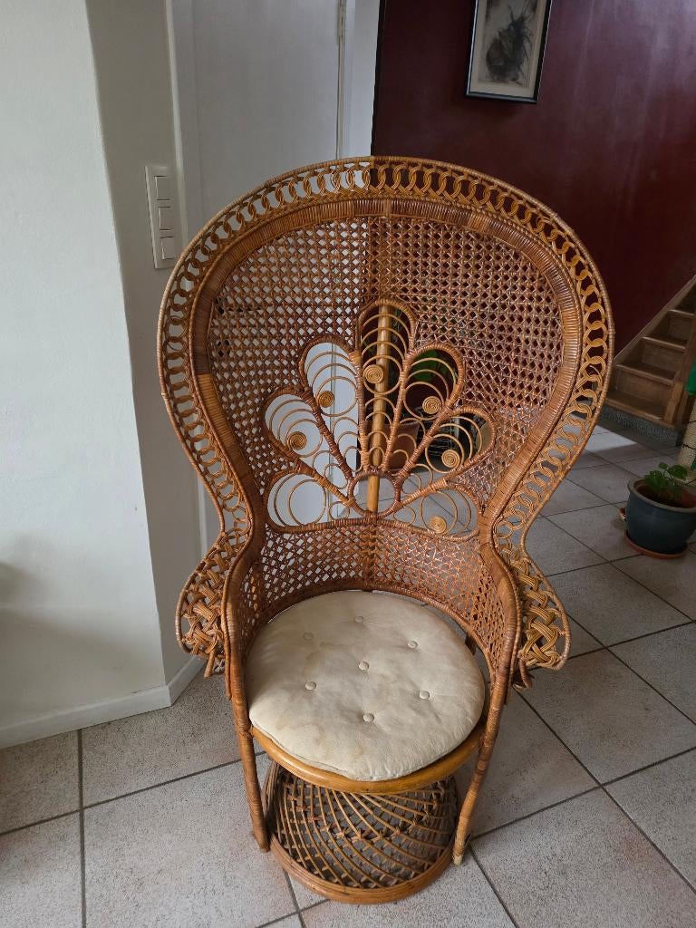 Rotan pauwenstoel, Enlèvement