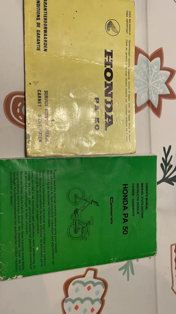 camino boekjes en gereedschapbakje, Ophalen