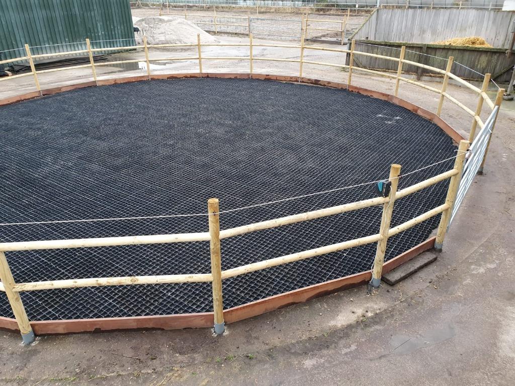 paddockplaten - paddockroosters - paddockmatten, Dieren en Toebehoren, Stalling en Weidegang, Stalling, Weidegang, 4 paarden of pony's of meer