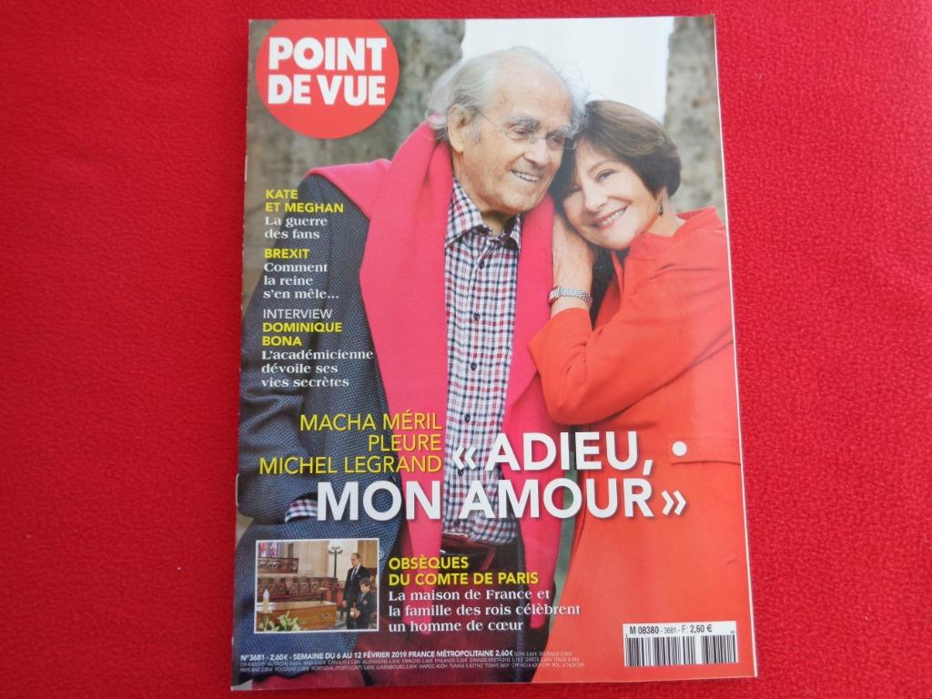 Magazine Point de Vue Macha Meril 2019, Enlèvement ou Envoi, Comme neuf, Magazine féminins