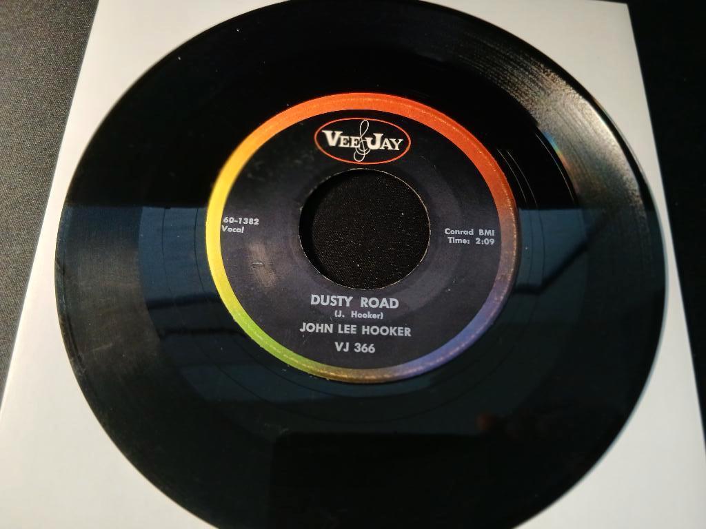 John Lee Hooker ‎– Dusty Road / Tupelo '7 '' Blues R&B ", 7 inch, Single, Ophalen of Verzenden, Zo goed als nieuw