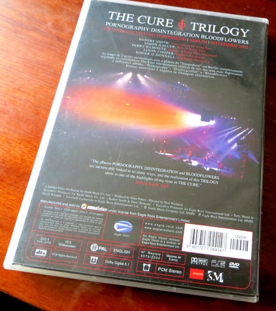 THE CURE - TRILOGY LIVE IN BERLIN - 2 DVD-SET -  SPAIN, Alle leeftijden, Verzenden, Gebruikt