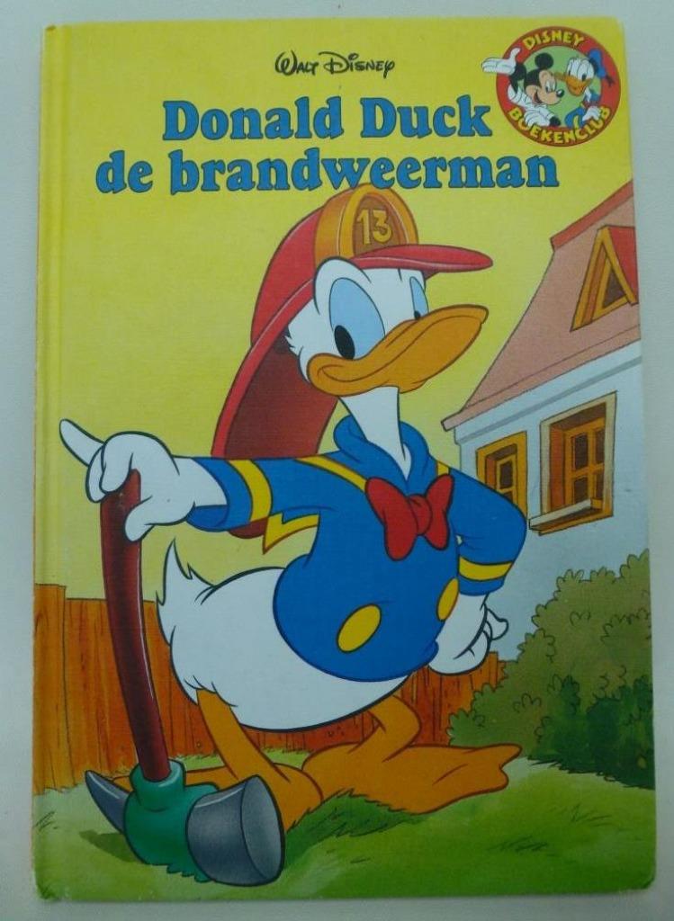 Donald Duck de brandweerman Walt Disney Disney boekenclub, Verzamelen, Ophalen of Verzenden, Donald Duck, Gebruikt, Overige typen