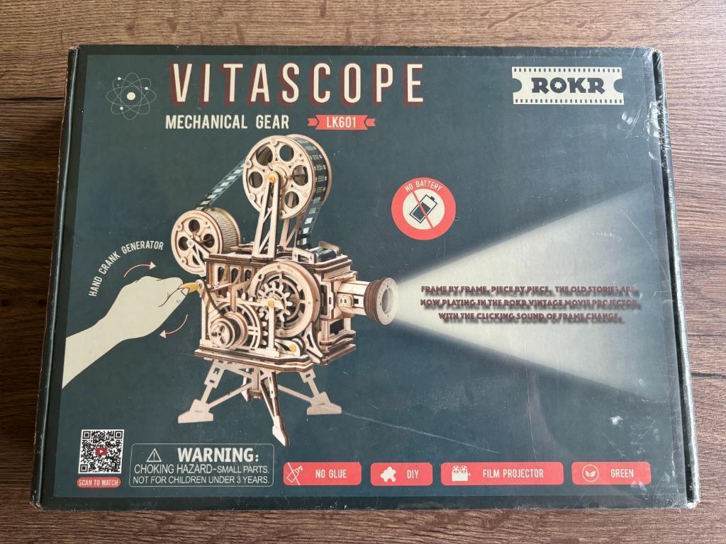 ROKR Vitascope 3D Modelbouw Robotime Houten puzzel (nieuw), Ophalen of Verzenden, Nieuw, Diorama