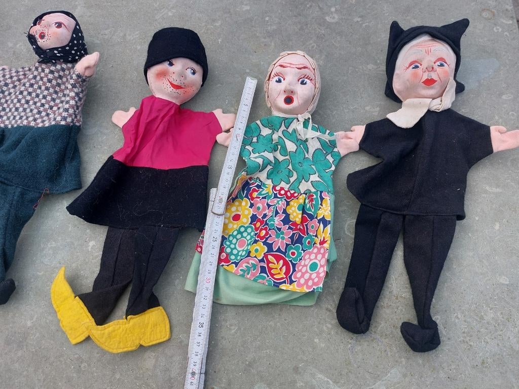 Ongewone handpoppen, Antiek en Kunst, Ophalen of Verzenden