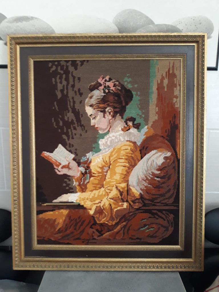 Tableau la liseuse, Ophalen