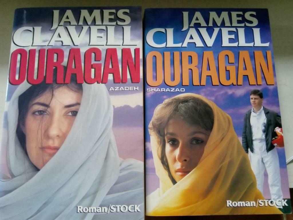 2 tomes "Ouragan" de James Clavell, Enlèvement ou Envoi, Comme neuf