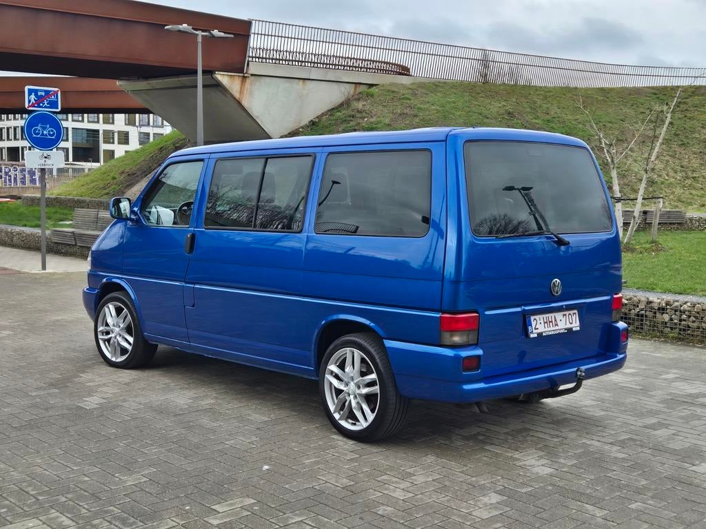 VW T4 MULTIVAN CAMPER 2.5 TDI, Auto's, 4 deurs, Stof, Blauw, Bedrijf