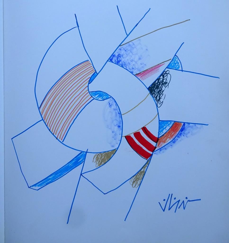 Georges Collignon, originele tekening, Enlèvement ou Envoi