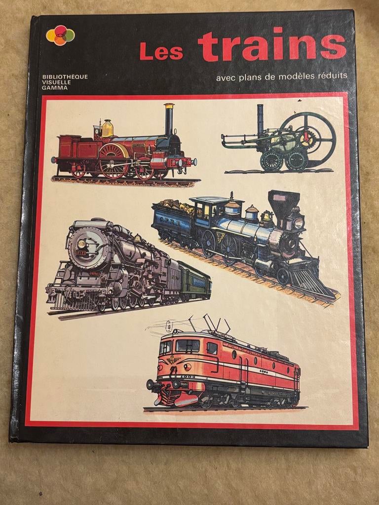 Boek „" Les trains "” Gamma collectie 1971”, Ophalen of Verzenden, Zo goed als nieuw, Trein, Boek of Tijdschrift