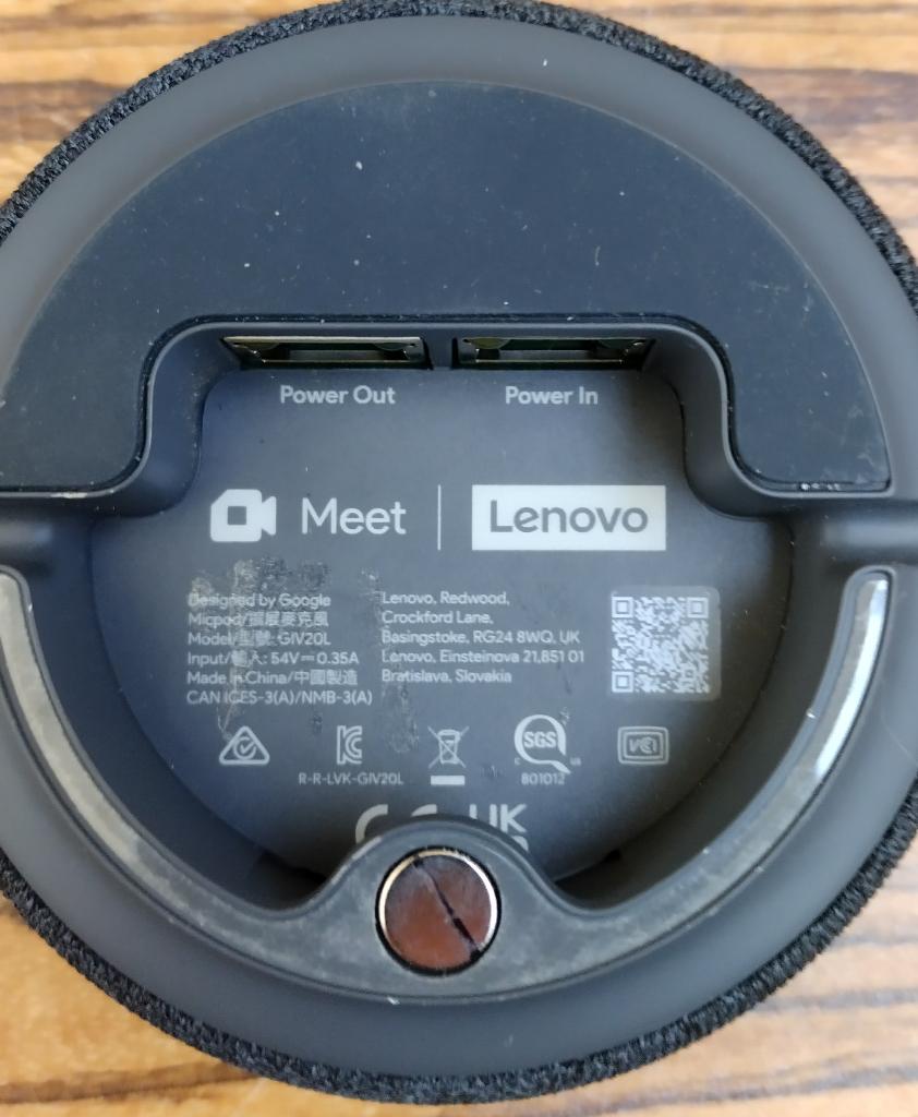 Lenovo Google Meet Mic Pod GIV20L (4 st), Computers en Software, Presenters, Ophalen of Verzenden, Zo goed als nieuw, Mail@pv-consulting.com