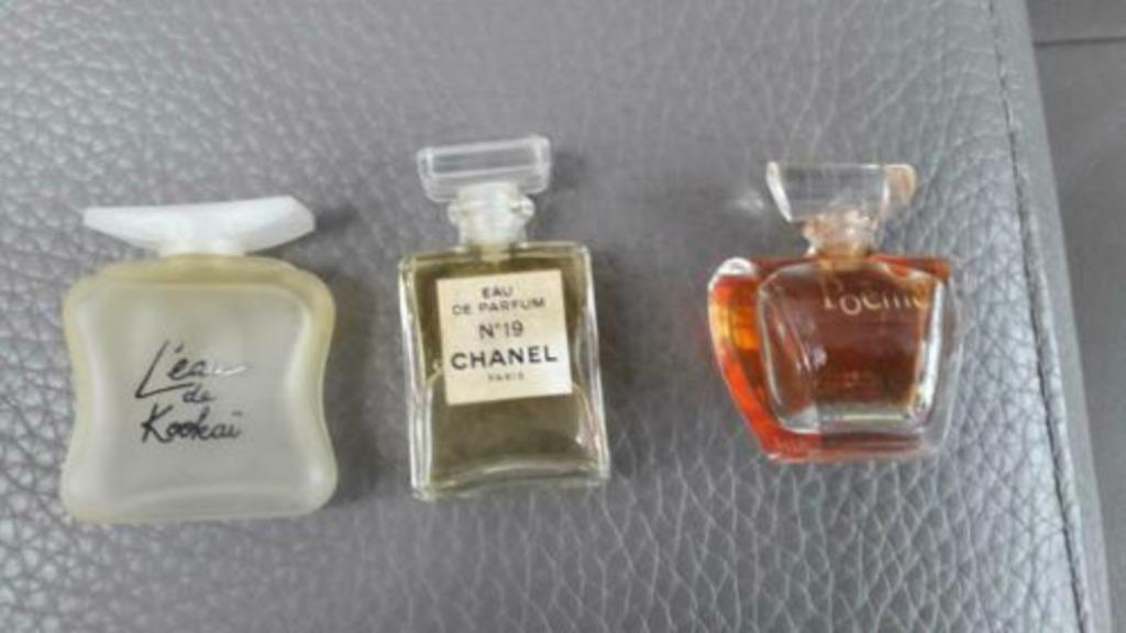 3 miniatures flacons de parfum pleins, Enlèvement ou Envoi, Utilisé, Miniature