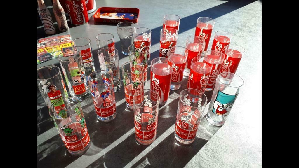 Verres Coca-Cola 1€/pce, Enlèvement ou Envoi, Comme neuf, Verre à soda