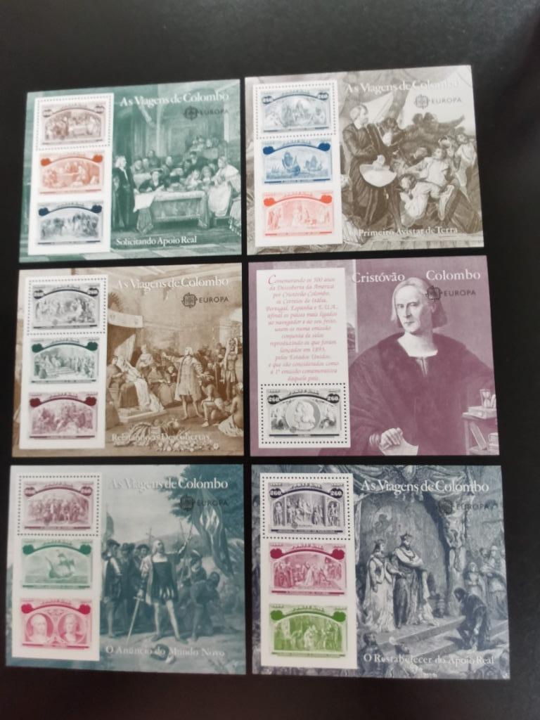 Portugal 1992 - Europa CEPT - Ontdekking van Amerika **, Ophalen of Verzenden, Portugal, Postfris