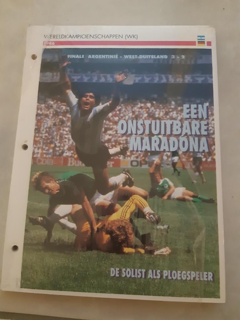 Voetbalkaarten Fascinerend Voetbal - vintage in folie, Verzamelen, Ophalen of Verzenden, Nieuw, Poster, Plaatje of Sticker