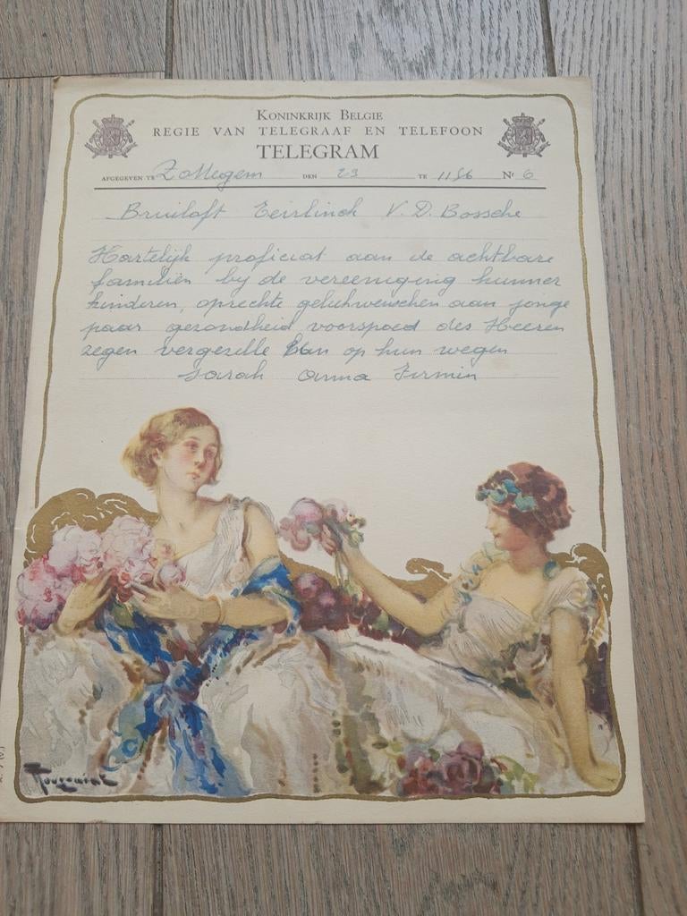 Telegram Zottegem, Verzamelen, Ophalen of Verzenden, Zo goed als nieuw