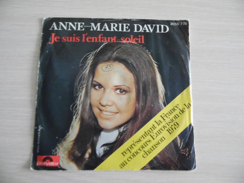 IK BEN DE ENFANT SOLEIL ANNE-MARIE DAVID EUROVISION 1979, Cd's en Dvd's, Ophalen of Verzenden, Zo goed als nieuw, Overige formaten