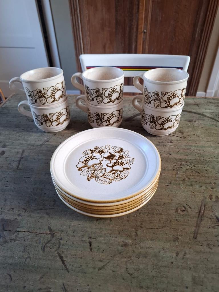 Mooi vintage servies Kiln Craft, Ophalen of Verzenden