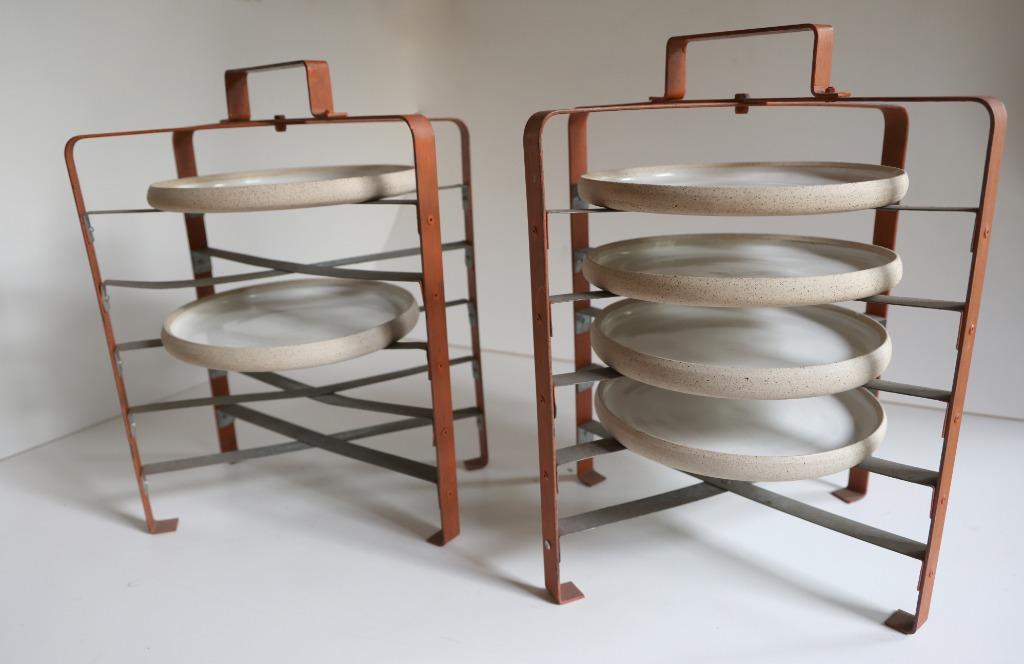 RAR Vintage porte tarte assiette INDUSTRIEL 1950 boulangerie, Enlèvement ou Envoi