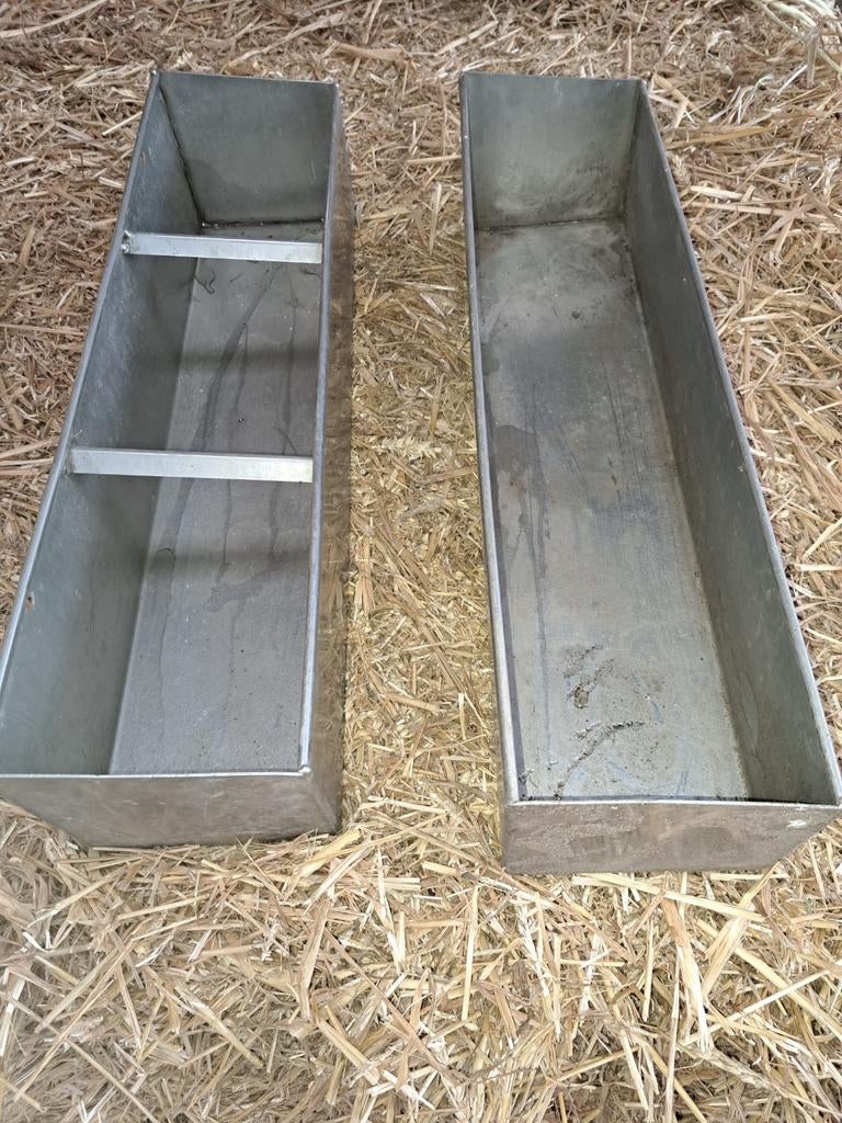 Inox lammer eetbakjes, Dieren en Toebehoren, Schapen, Geiten en Varkens