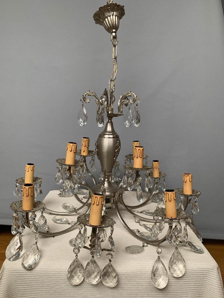 Marie Therese elegante kroonluchter  - prima conditie, Huis en Inrichting, Lampen | Kroonluchters, Zo goed als nieuw, Glas, Ophalen