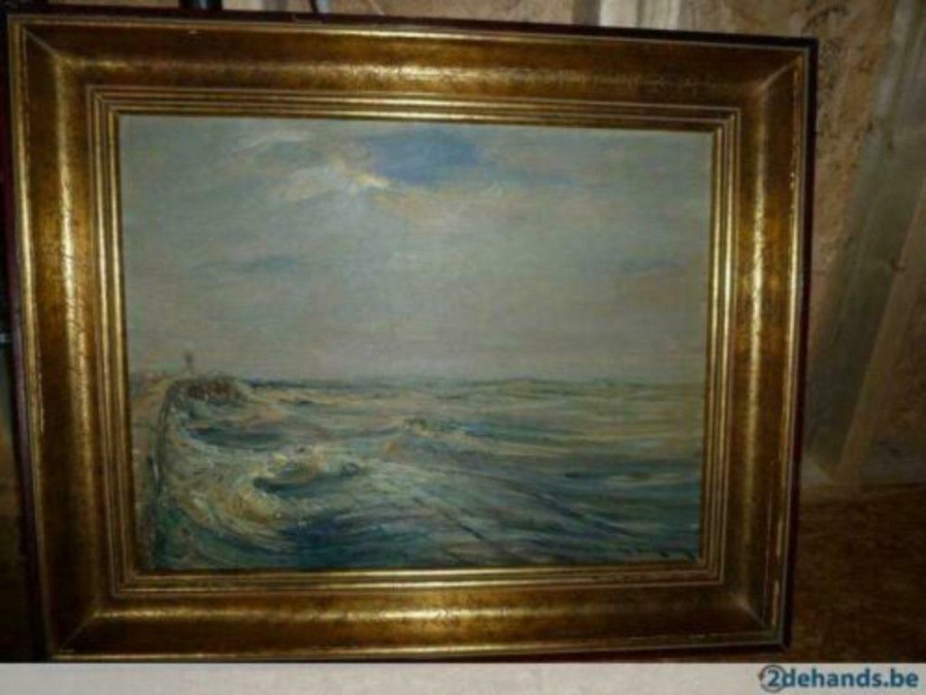 Schilderij Pierre Verbeke, Antiek en Kunst, Ophalen