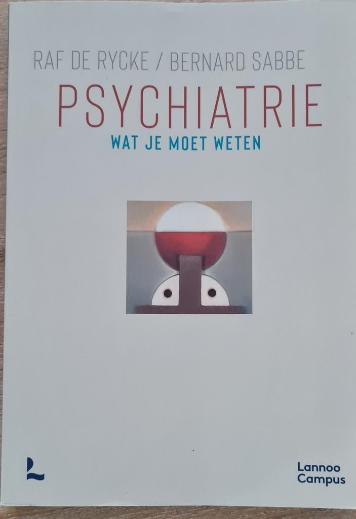 Raf De Rycke - Psychiatrie, Ophalen of Verzenden, Zo goed als nieuw, Raf De Rycke; Bernard Sabbe