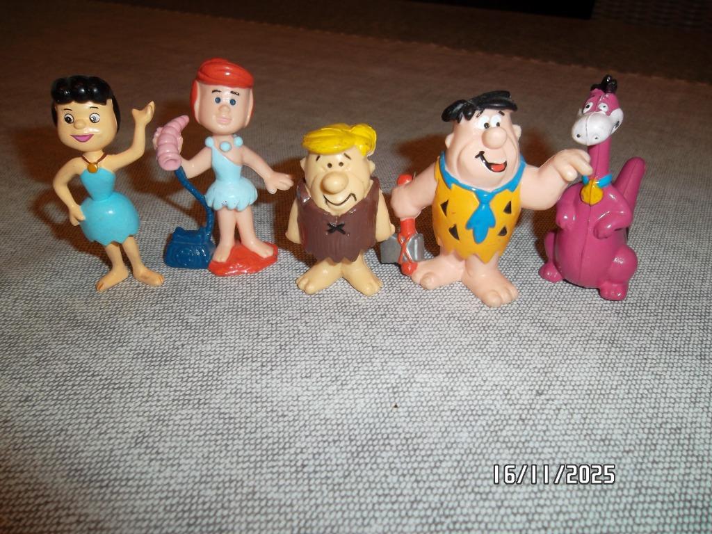 THE FLINTSTONES- 5 figuurtjes, Verzamelen, Poppetjes en Figuurtjes, Ophalen of Verzenden