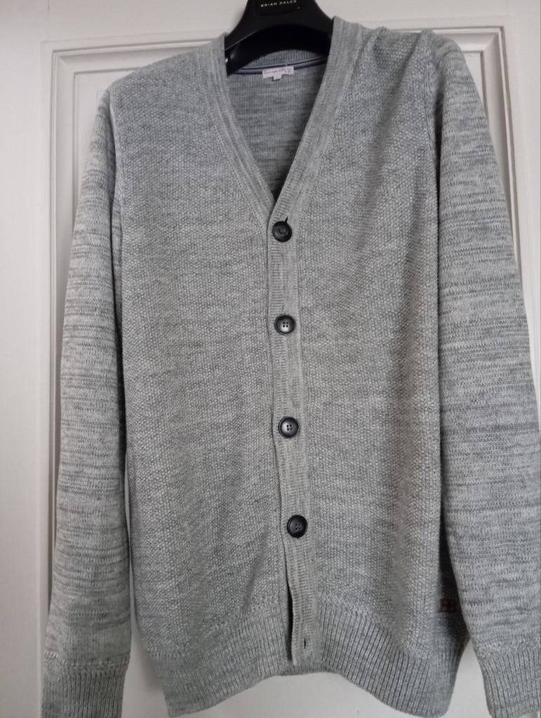 Hampton Bays - gilet gris en 100 % coton, taille L, Enlèvement ou Envoi, Comme neuf