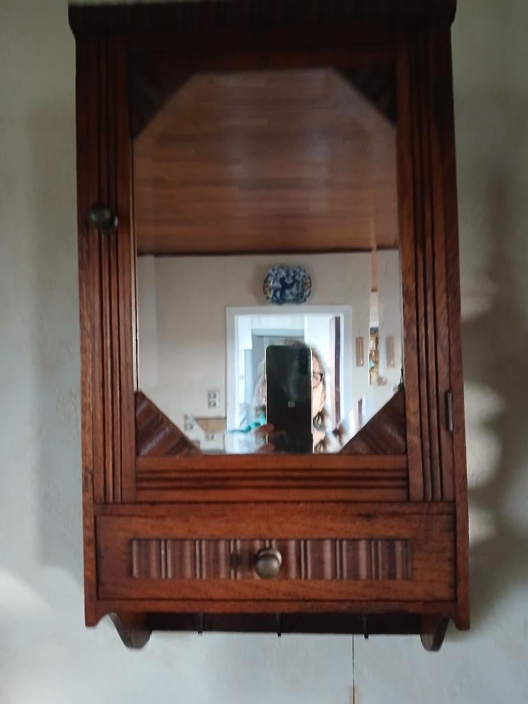 Armoire de toilette vintage antique, Enlèvement
