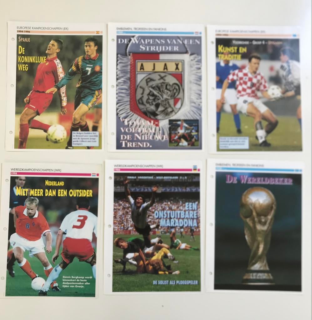 36 voetbalkaarten, Ophalen of Verzenden, Zo goed als nieuw, Spelerskaart