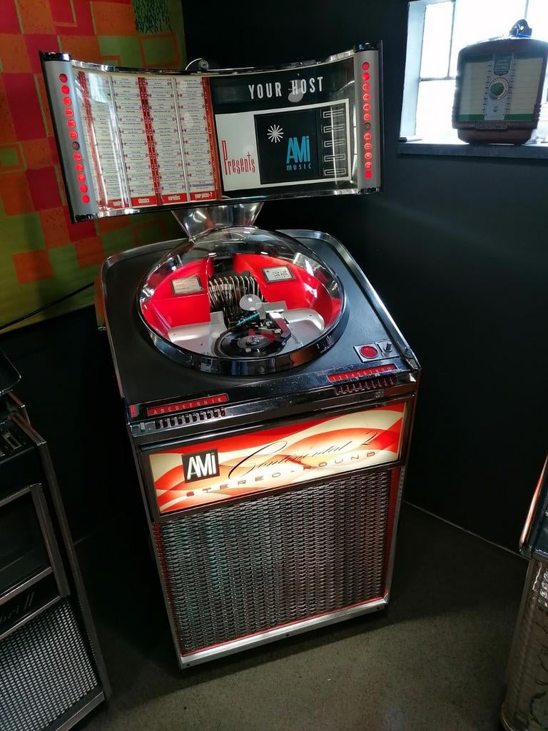 Te koop mooie originele AMI Continental 2 Jukebox, Verzamelen, Automaten | Jukeboxen, Gebruikt, 1960 tot 1970, Ami, Ophalen