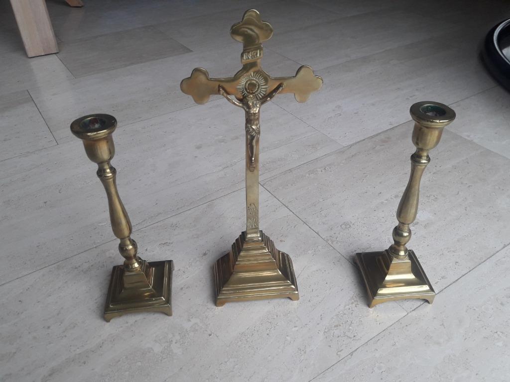ancienne croix en cuivre, Antiquités & Art, Enlèvement ou Envoi, Cuivre