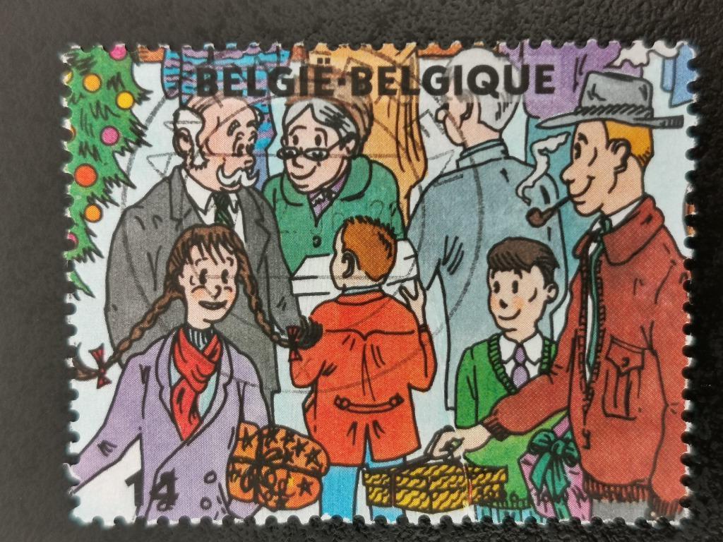 Belgie 1996 - Kerstmis - Kerstmarkt, Ophalen of Verzenden, Gestempeld, Kerst