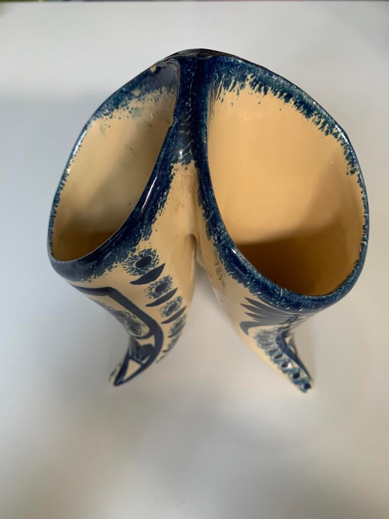 Vase tripode signé Henriot Quimper, Antiquités & Art, Antiquités | Céramique & Poterie