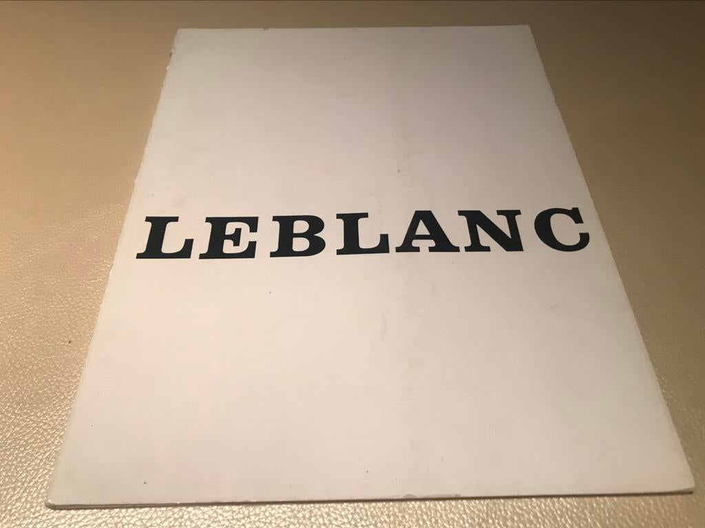 Walter Leblanc Torsions 80page Zéro, Enlèvement ou Envoi, Comme neuf, Peinture et dessin