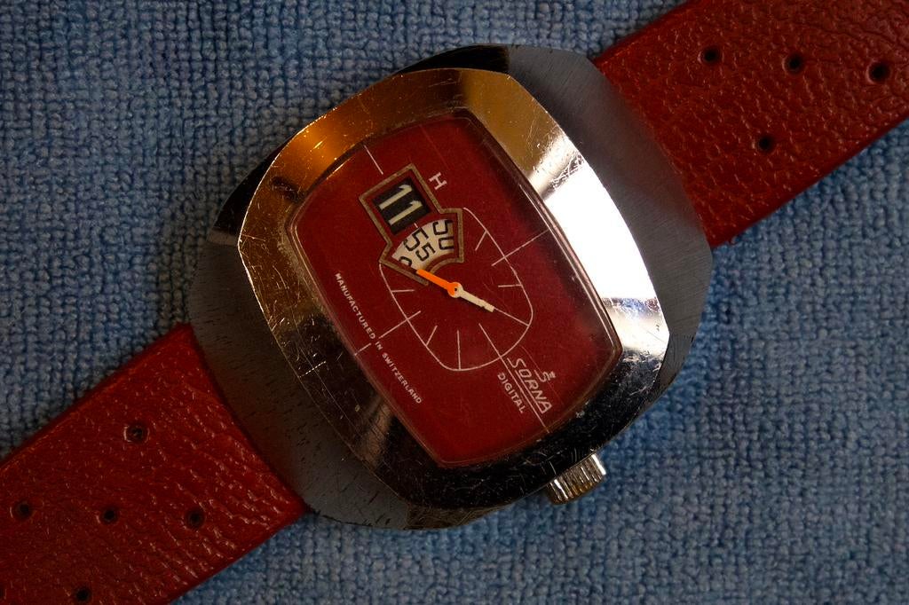 Montre Sorna, Montre-bracelet, Autres marques, Enlèvement ou Envoi, Acier