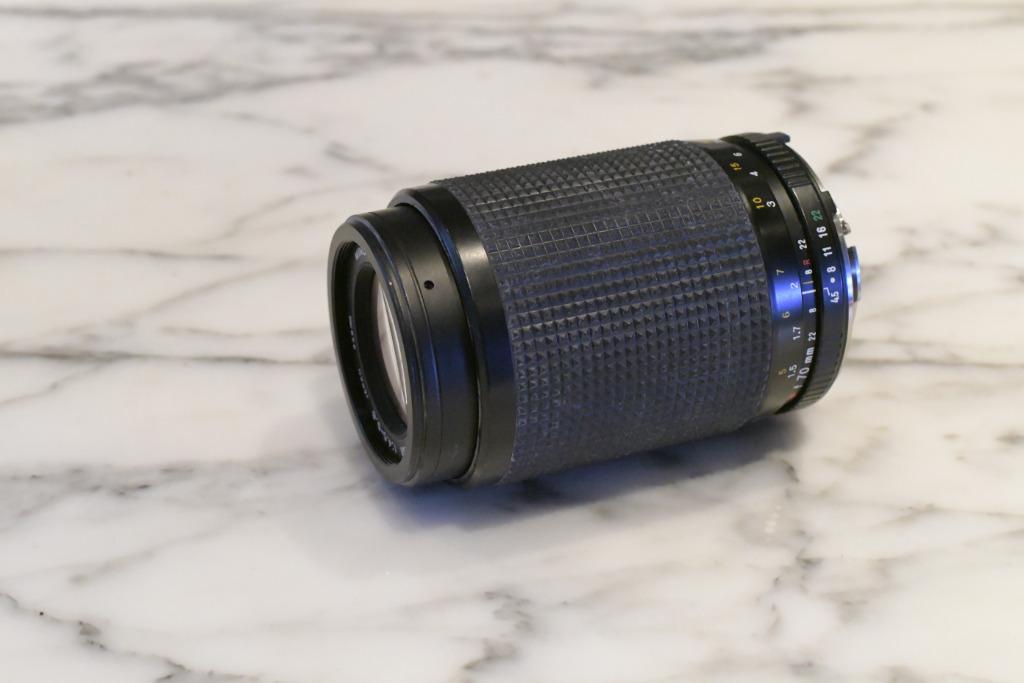 Minolta 70-210 mm/f/4,5-5,6 MD n 58104935, Enlèvement ou Envoi, 1980 à nos jours, Lentille ou Lentilles