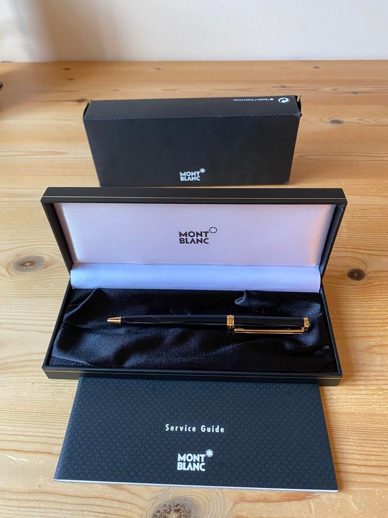 Zwarte Mont Blanc Noblesse Oblige balpen, Verzamelen, Pennenverzamelingen, Ophalen, Balpen, Nieuw, Met doosje