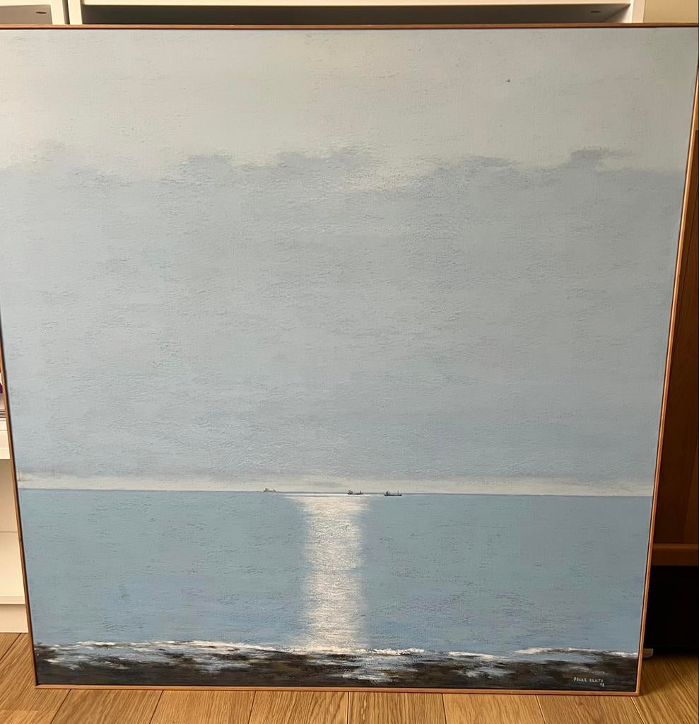 Oscar Bento - marine sur toile - 1998, Enlèvement