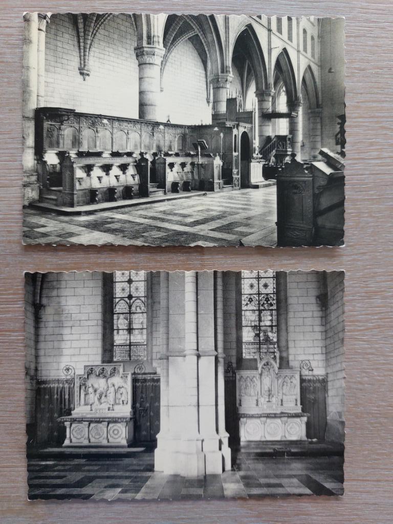 2 oude postkaarten Aubel, Envoi