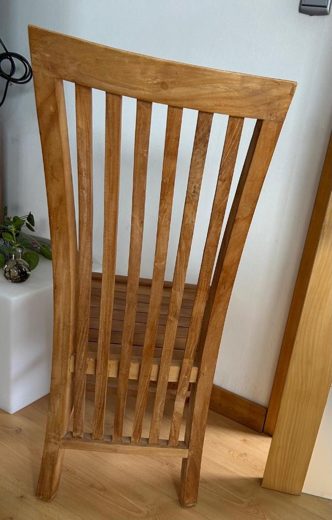 Chaises en teck, Brun, Enlèvement, Bois, Cinq, Six Chaises ou plus