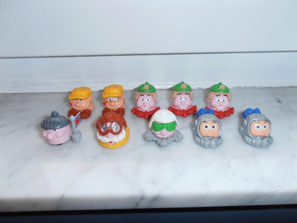 Figurines "Têtes roulantes" – KINDER/FERRERO (vintage), Collections, Œufs à surprise, Utilisé, Numéros K, Enlèvement ou Envoi